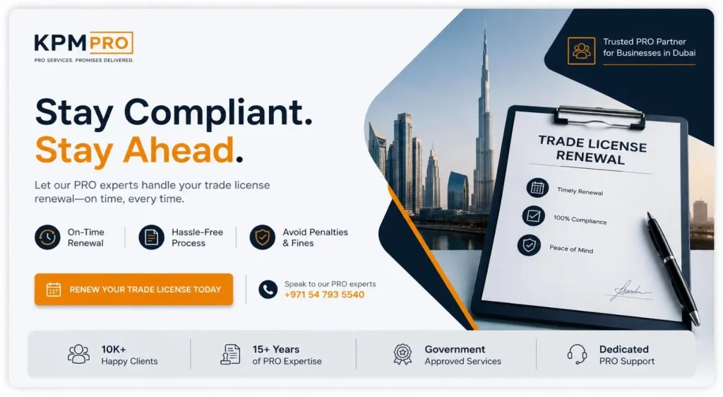 Trade License Renewal, Grace Period