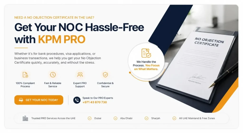 No Objection Certificate in UAE