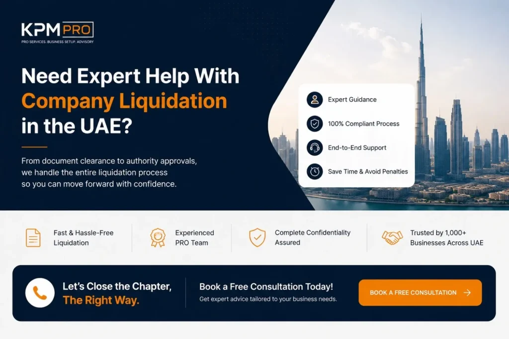 company liquidation process in uae