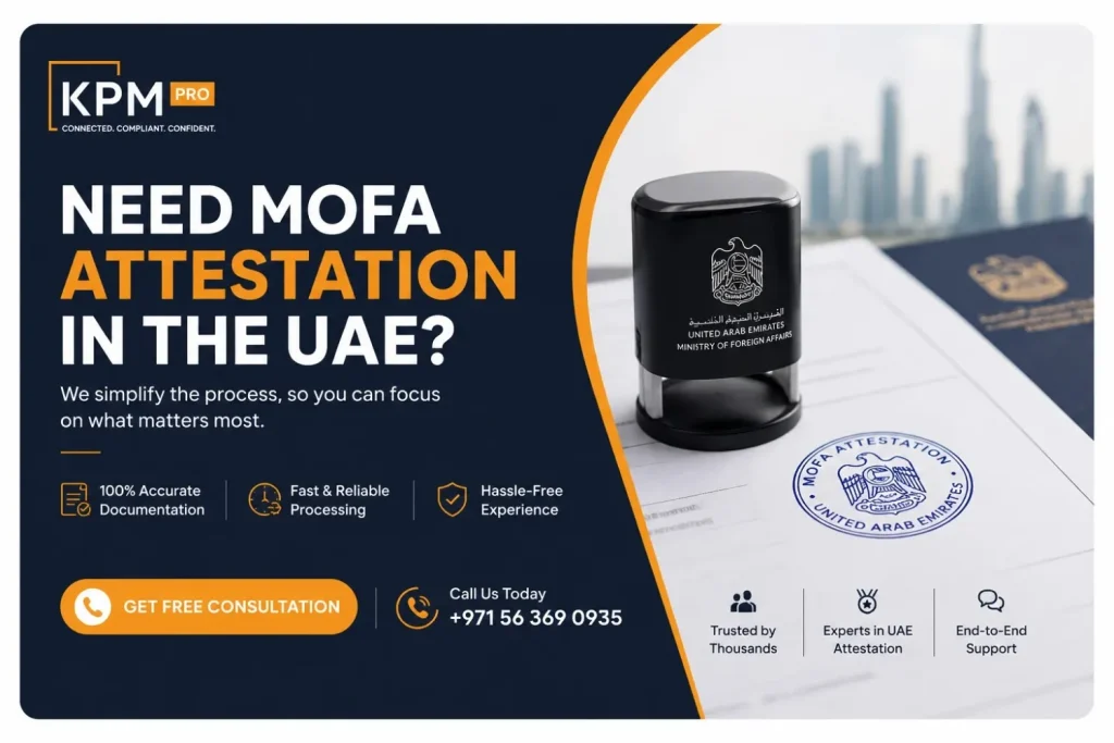 mofa attestation UAE