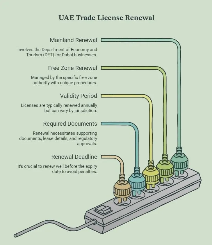 company trade license renewal UAE